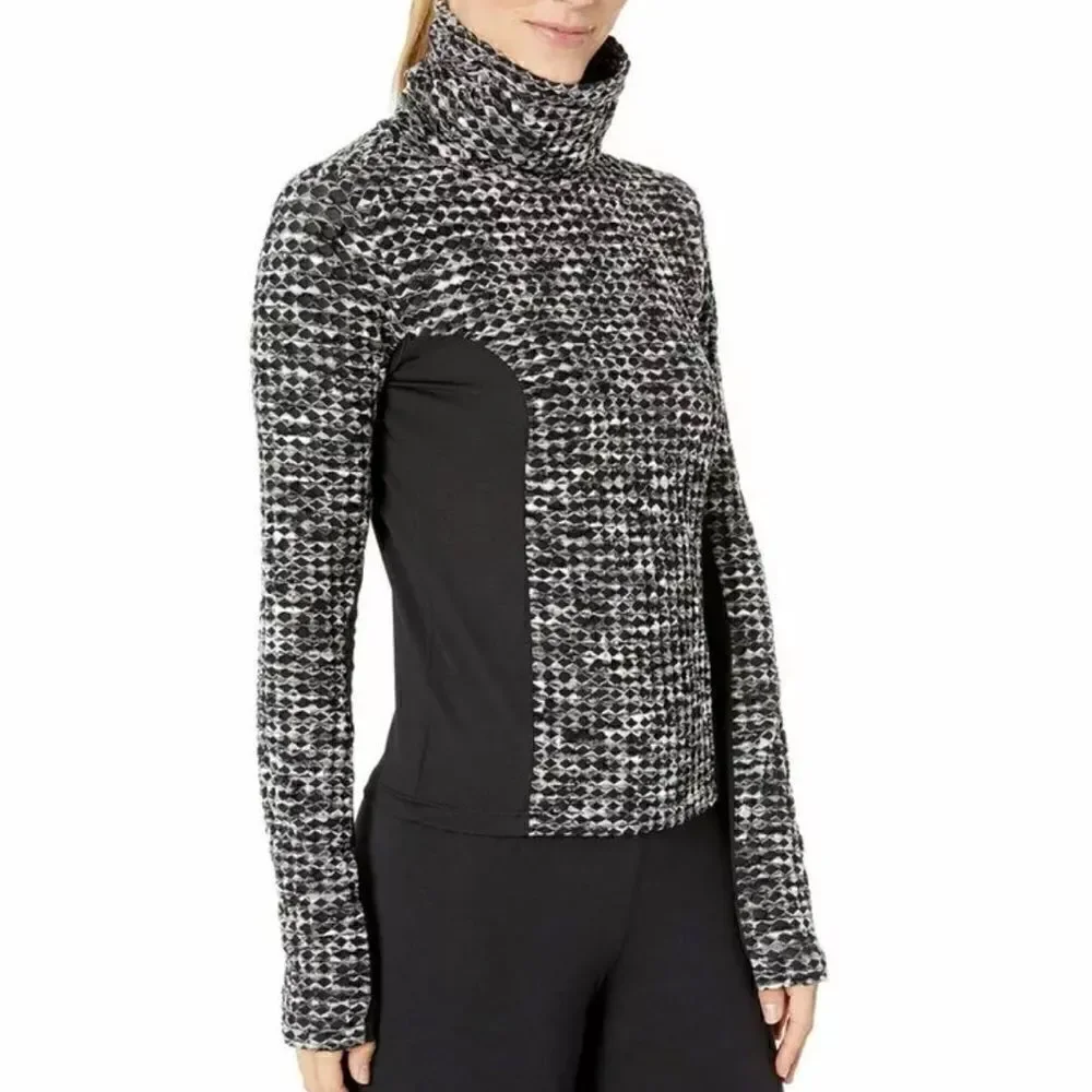 NIKE PRO Hyperwarm Womens Pullover Black Gray Women’s Size Small 933296-010
